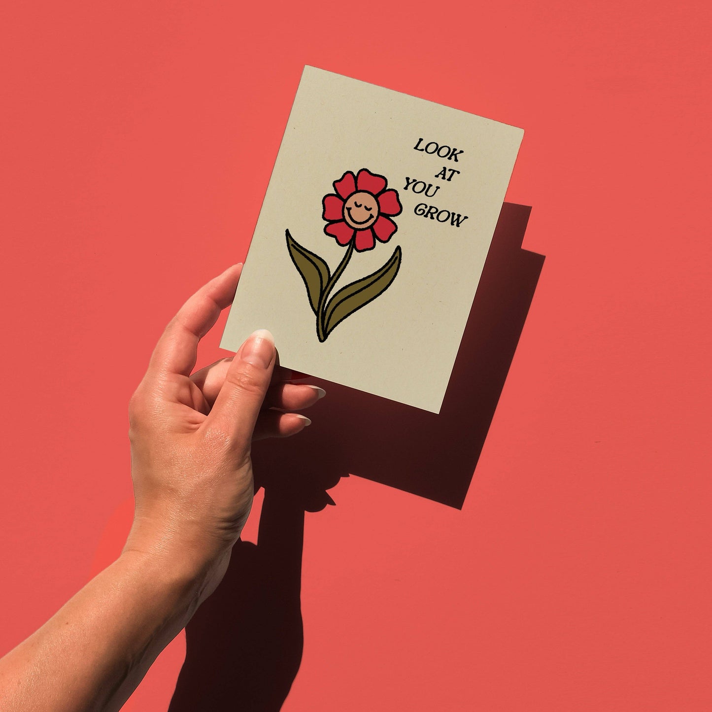Look at you grow. - Digitally Printed Greeting Card