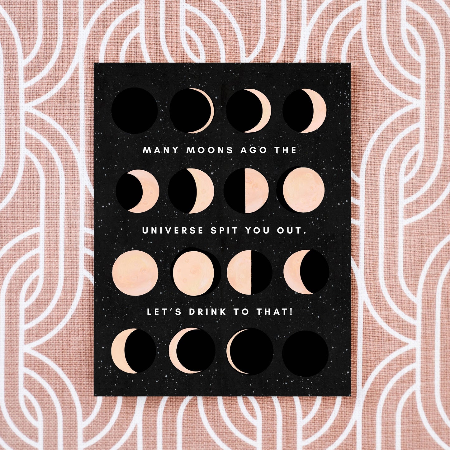 Many Moons HBD Greeting Card