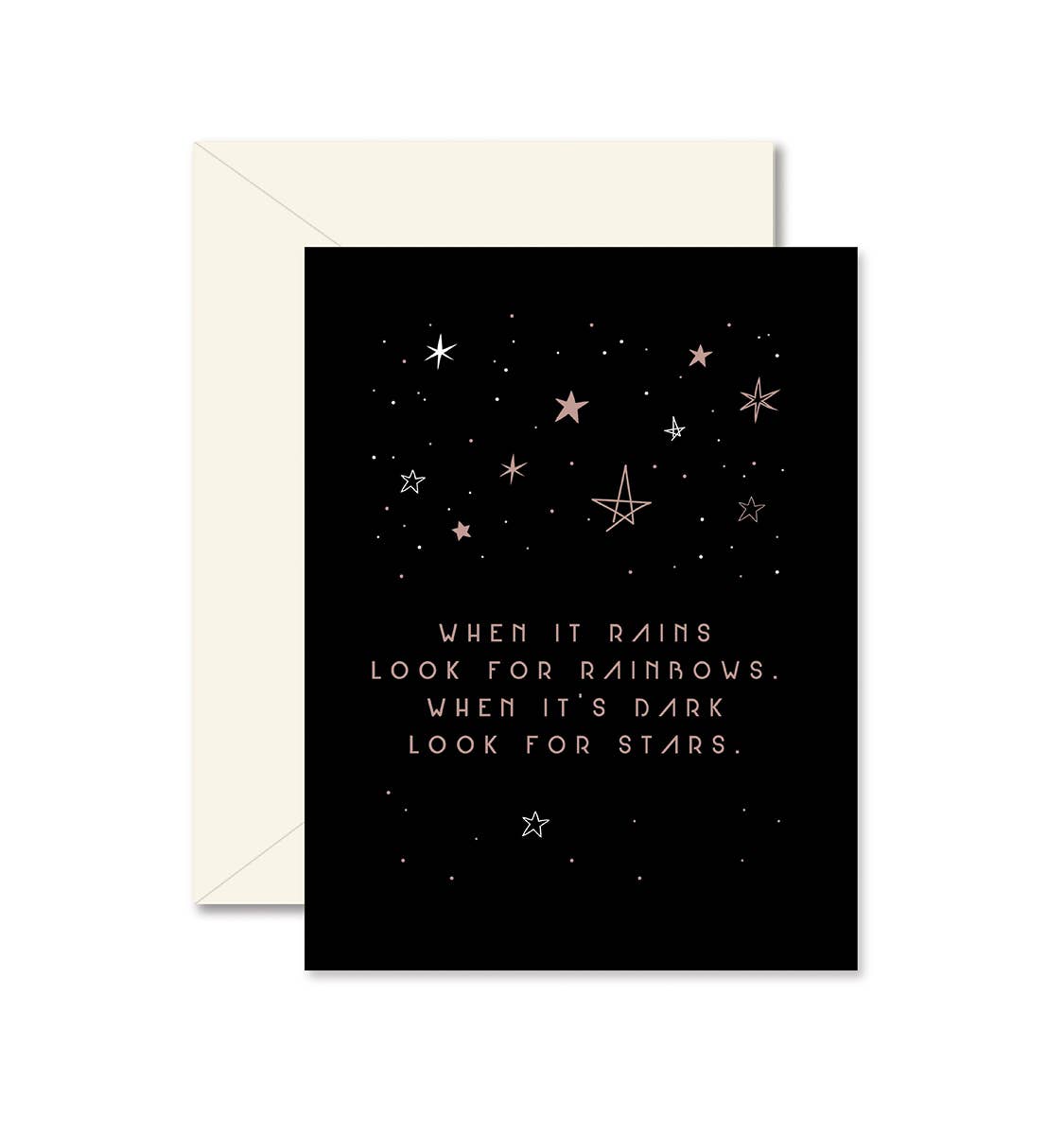 Look for Rainbows Sympathy Greeting Card