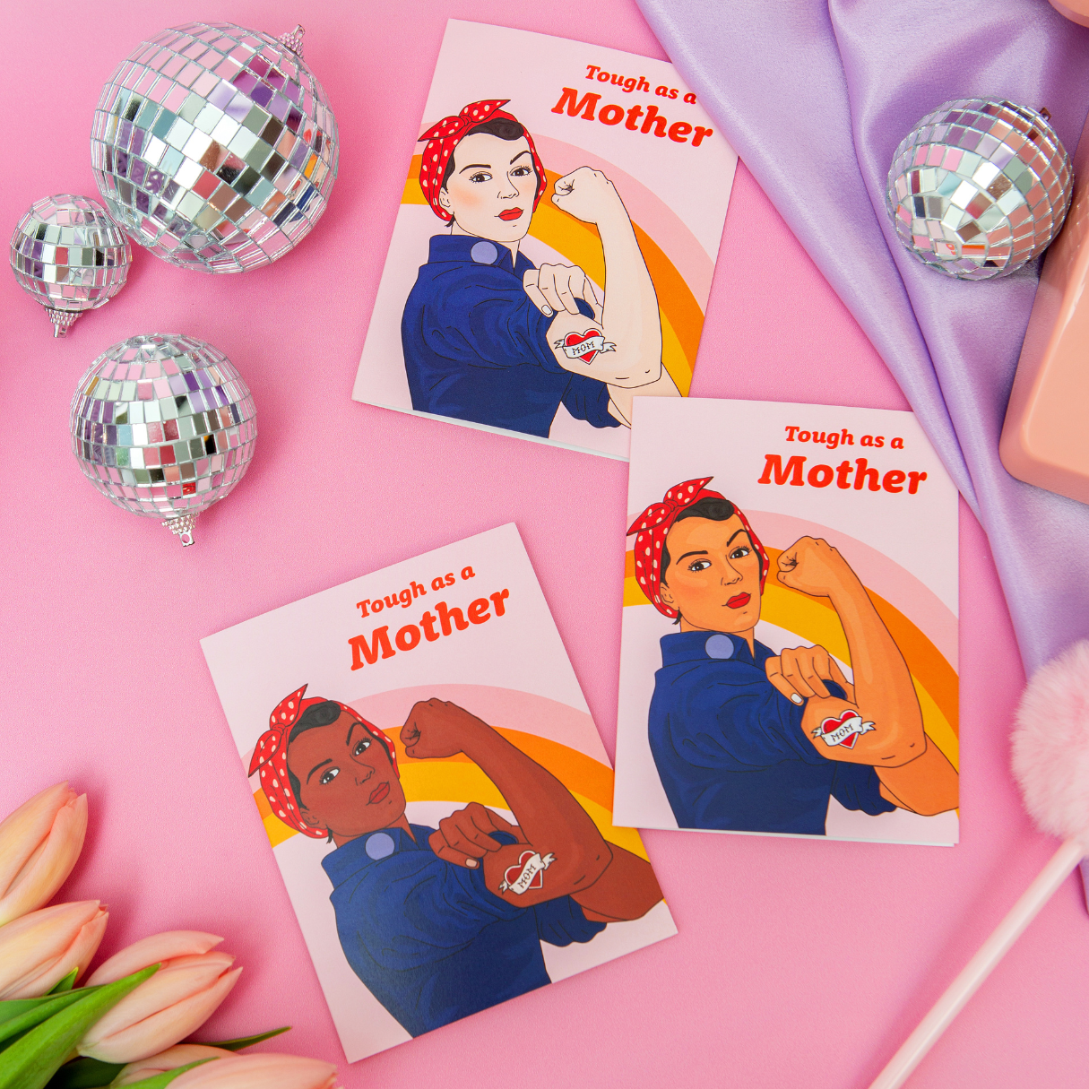 Tough As a Mother (Assorted Skin Tones) | Mother's Day: Assorted (2 of each skin tone)