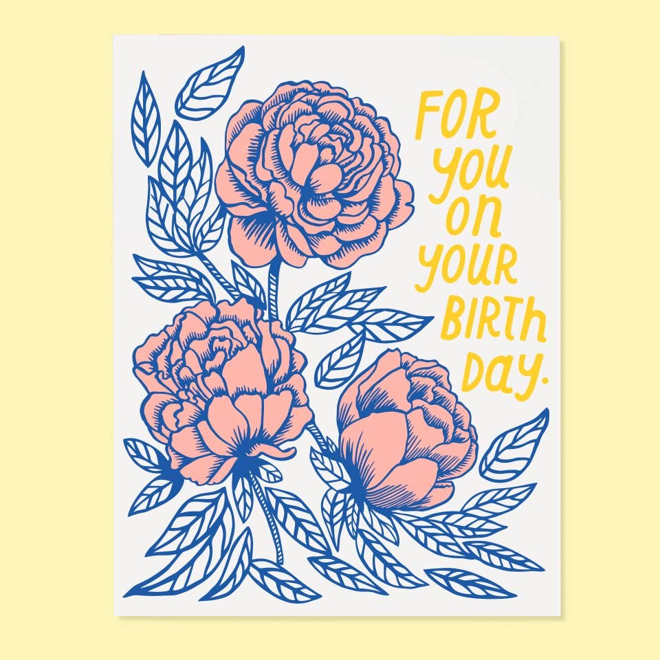 Birthday Rose Card