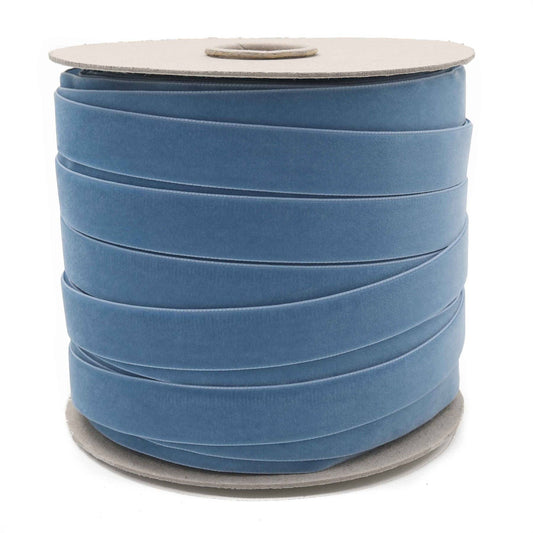 Williamsburg Blue Swiss Velvet Ribbon